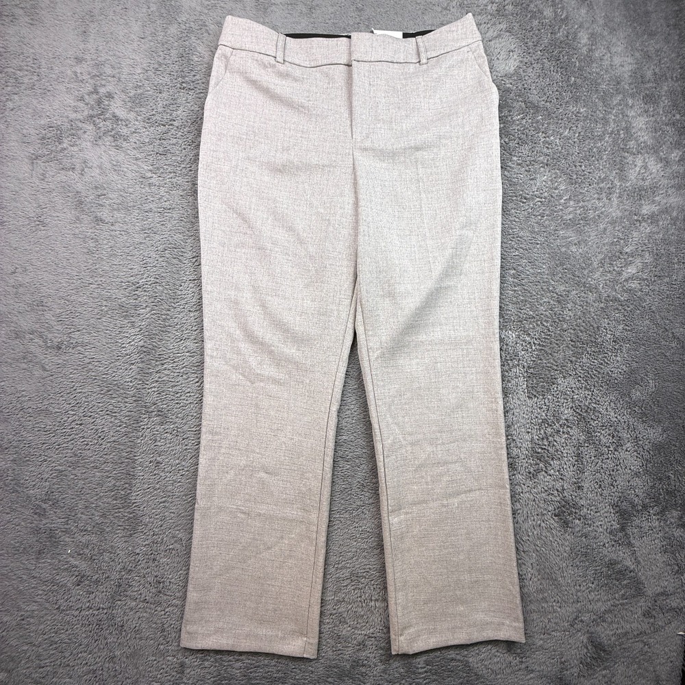 Nine West NWT Barely Bootcut Trousers Pants Curvy 14 Womens 33x31 Stretch Fabric